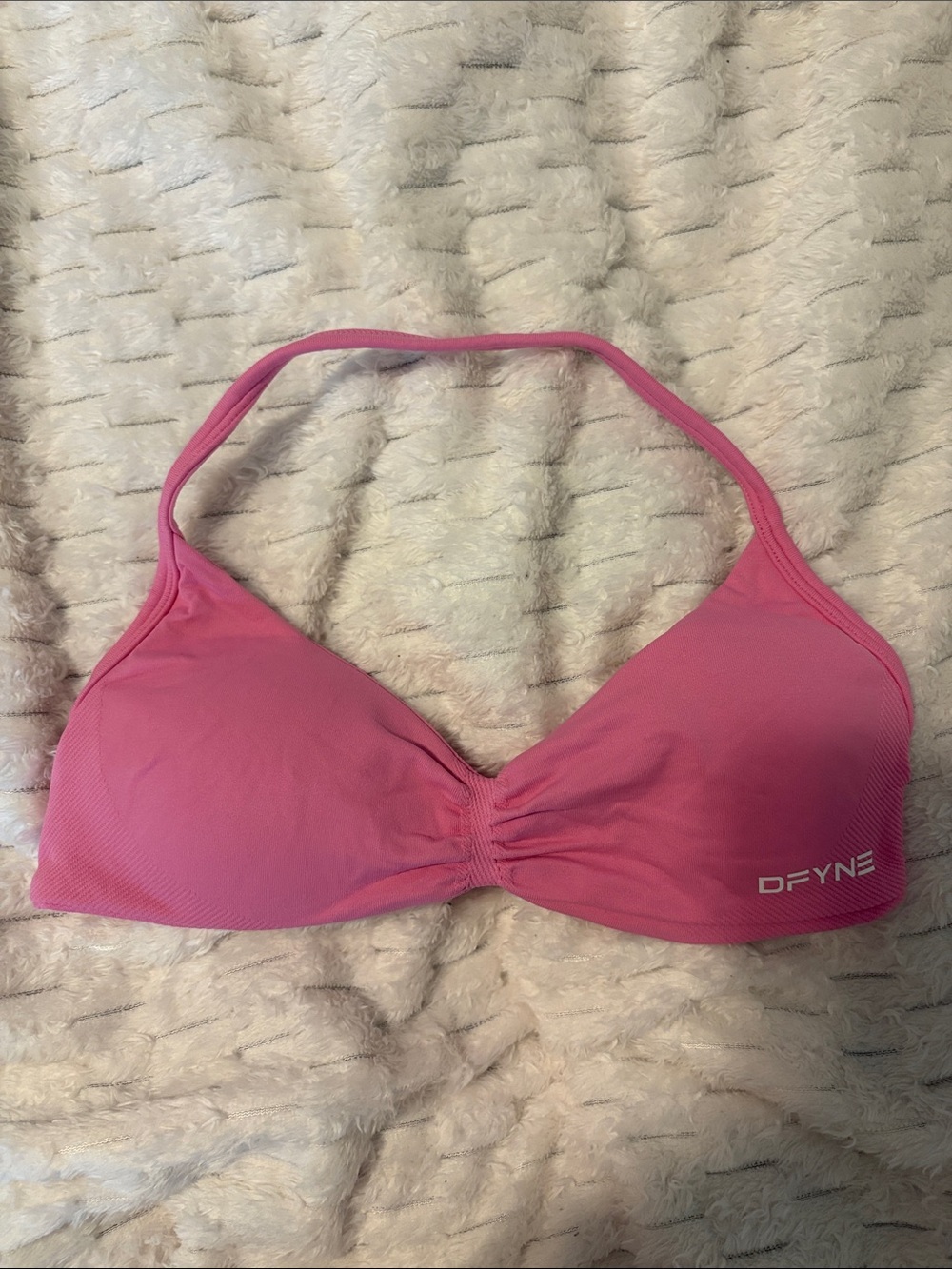DFYNE Impact Strappy Bra in Blossom